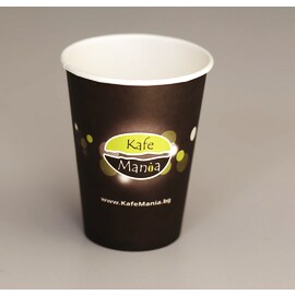 Pahare din carton pentru latte macchiato Kafemania 60buc, 360ml